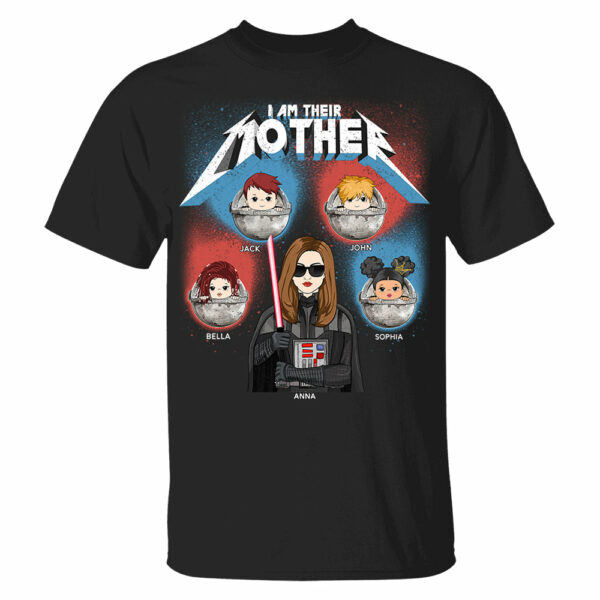 I Am Their Mother - Personalized Shirt For Mom Custom Nickname With Kids Gift - Image 4