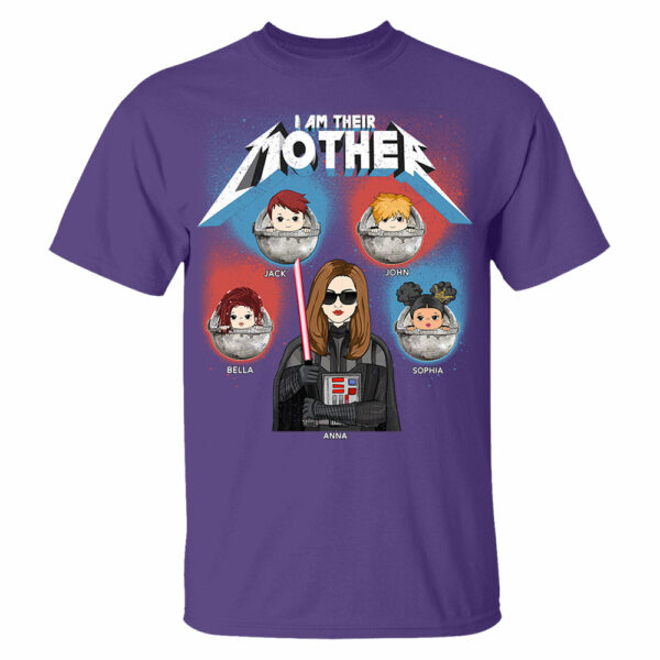 I Am Their Mother - Personalized Shirt For Mom Custom Nickname With Kids Gift - Image 8
