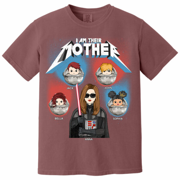I Am Their Mother - Personalized Shirt For Mom Custom Nickname With Kids Gift - Image 15