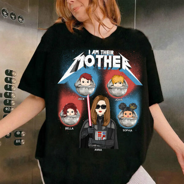 I Am Their Mother - Personalized Shirt For Mom Custom Nickname With Kids Gift