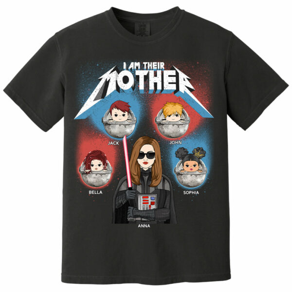 I Am Their Mother - Personalized Shirt For Mom Custom Nickname With Kids Gift - Image 2