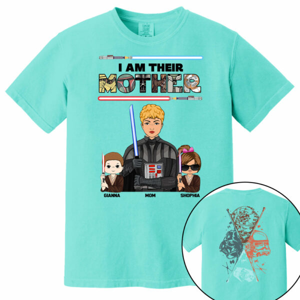 I Am Their Mother - Personalized Two Sided Print Shirt For Mom - Image 12