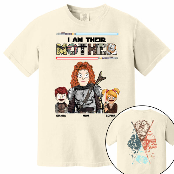 I Am Their Mother - Personalized Two Sided Print Shirt For Mom Vr2 - Image 10