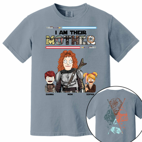 I Am Their Mother - Personalized Two Sided Print Shirt For Mom Vr2 - Image 15