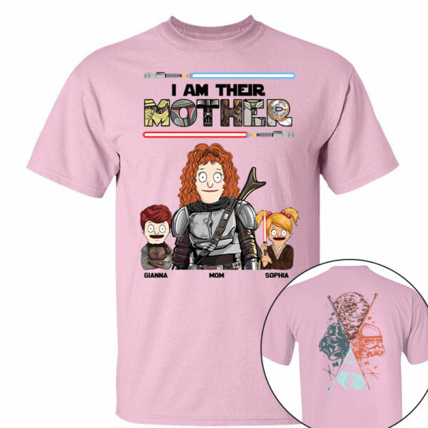 I Am Their Mother - Personalized Two Sided Print Shirt For Mom Vr2 - Image 7