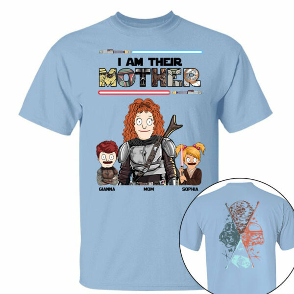 I Am Their Mother - Personalized Two Sided Print Shirt For Mom Vr2 - Image 8