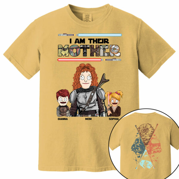 I Am Their Mother - Personalized Two Sided Print Shirt For Mom Vr2 - Image 9
