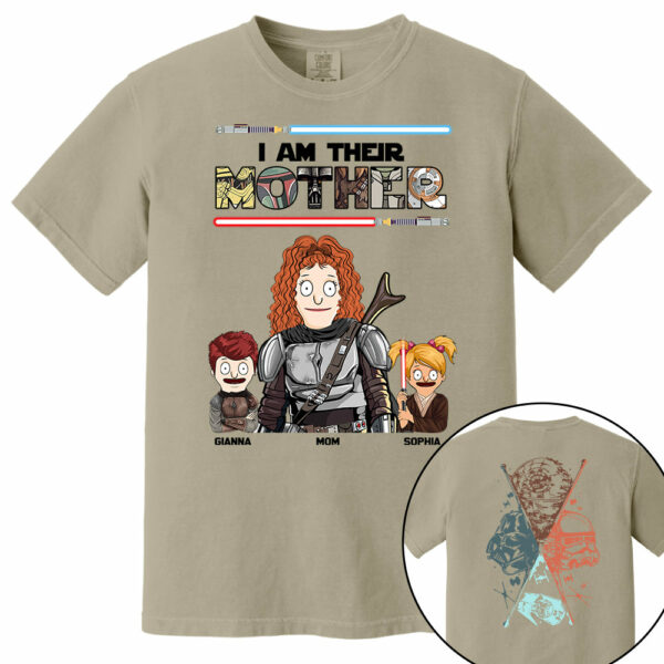 I Am Their Mother - Personalized Two Sided Print Shirt For Mom Vr2 - Image 11