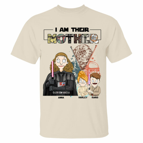 I Am Their Mother Custom Shirt For Mom - Mother's Day Gift 2025 Vr2 - Image 3