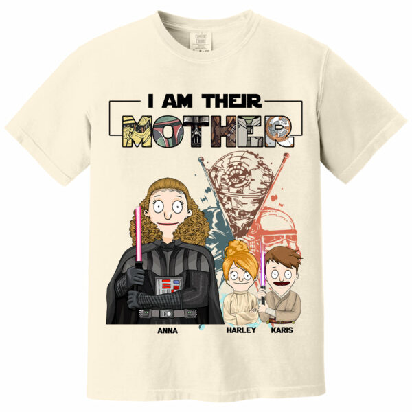 I Am Their Mother Custom Shirt For Mom - Mother's Day Gift 2025 Vr2 - Image 6