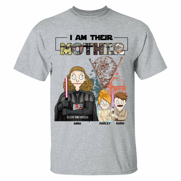 I Am Their Mother Custom Shirt For Mom - Mother's Day Gift 2025 Vr2 - Image 4