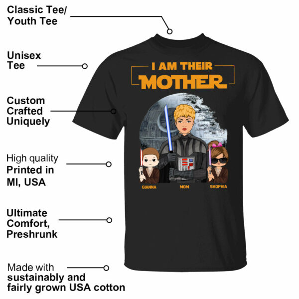 I Am Their Mother Custom Shirt For Mom - Mother's Day Gift - Image 15