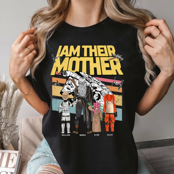 I Am Their Mother -Personalized Shirt For Mom - Custom Kid Shirt Mother's Day NA04