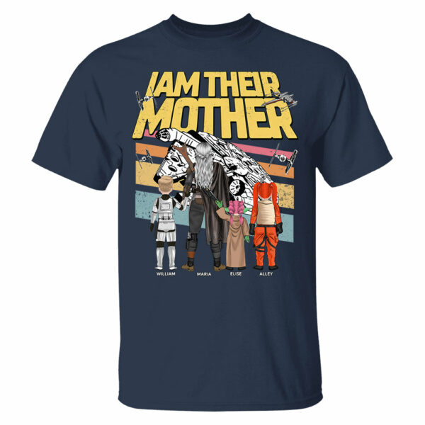 I Am Their Mother -Personalized Shirt For Mom - Custom Kid Shirt Mother's Day NA04 - Image 6
