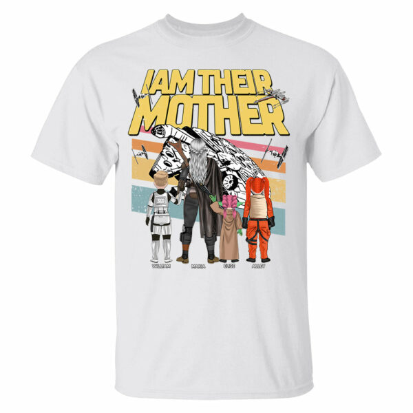 I Am Their Mother -Personalized Shirt For Mom - Custom Kid Shirt Mother's Day NA04 - Image 2