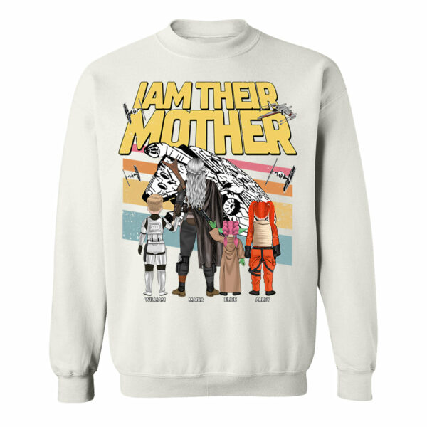 I Am Their Mother -Personalized Shirt For Mom - Custom Kid Shirt Mother's Day NA04 - Image 11
