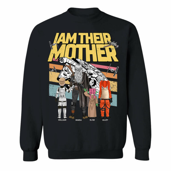 I Am Their Mother -Personalized Shirt For Mom - Custom Kid Shirt Mother's Day NA04 - Image 9