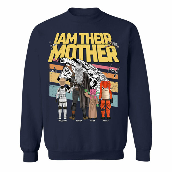 I Am Their Mother -Personalized Shirt For Mom - Custom Kid Shirt Mother's Day NA04 - Image 10