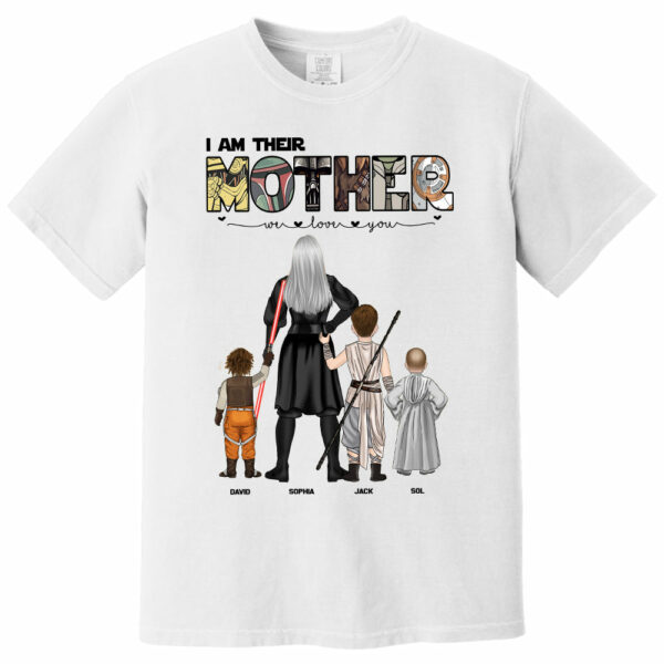 I Am Their Mother, Personalized Shirt For Mom T1807 - Image 2