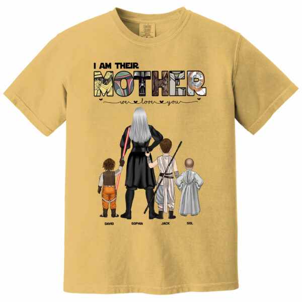 I Am Their Mother, Personalized Shirt For Mom T1807 - Image 14