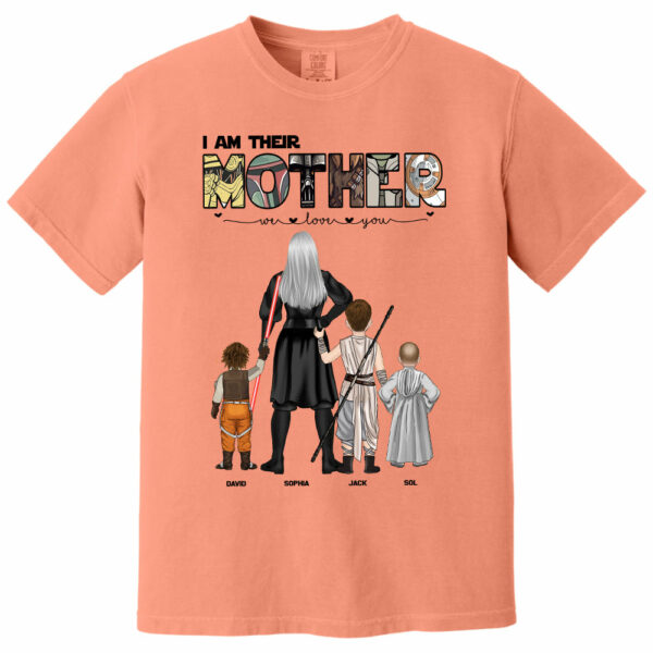 I Am Their Mother, Personalized Shirt For Mom T1807 - Image 8