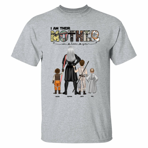 I Am Their Mother, Personalized Shirt For Mom T1807 - Image 10