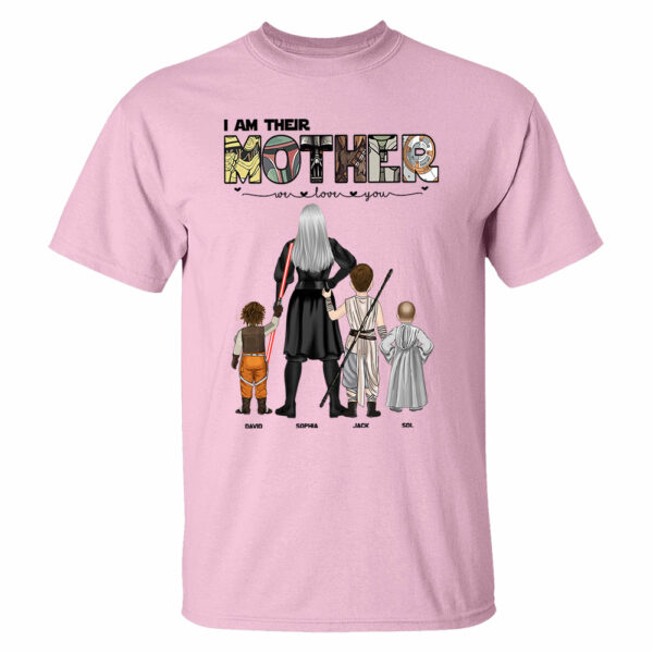I Am Their Mother, Personalized Shirt For Mom T1807 - Image 11