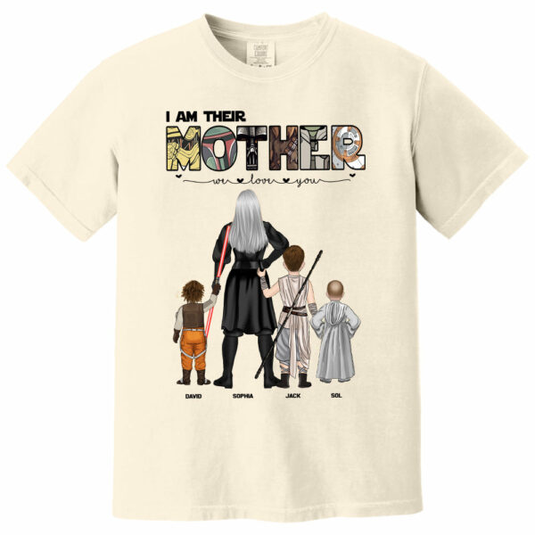 I Am Their Mother, Personalized Shirt For Mom T1807 - Image 4