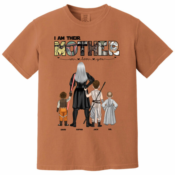 I Am Their Mother, Personalized Shirt For Mom T1807 - Image 15