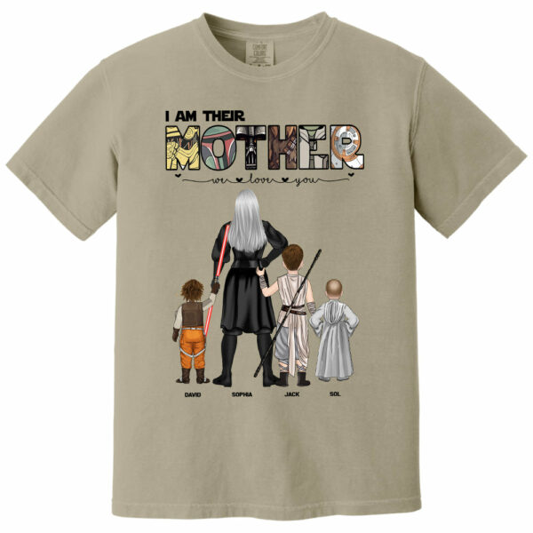I Am Their Mother, Personalized Shirt For Mom T1807 - Image 6