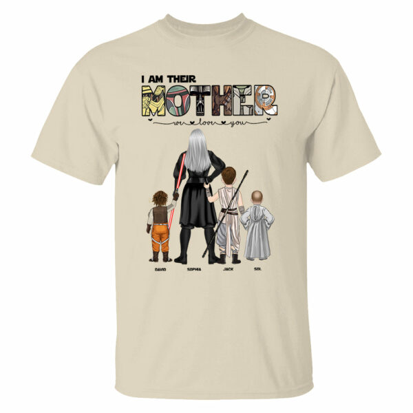 I Am Their Mother, Personalized Shirt For Mom T1807 - Image 12