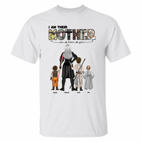 I Am Their Mother, Personalized Shirt For Mom T1807 - Image 9