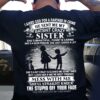 I Asked God For A Partner In Crime He Sent Me My Batshit Crazy Sister Shirt Perfect Gift For Sister & Brother