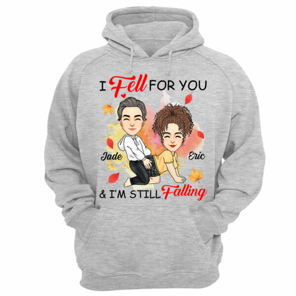 I Fell For You & I'm Still Falling - Personalized Shirt For Couple - Image 11