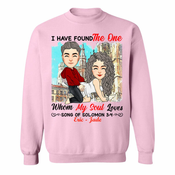 I Have Found The One Whom My Soul Loves Song Of Solomon 3:4 - Personalized Shirt For Couple - Image 8