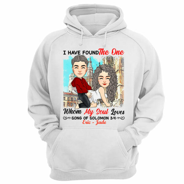 I Have Found The One Whom My Soul Loves Song Of Solomon 3:4 - Personalized Shirt For Couple - Image 10
