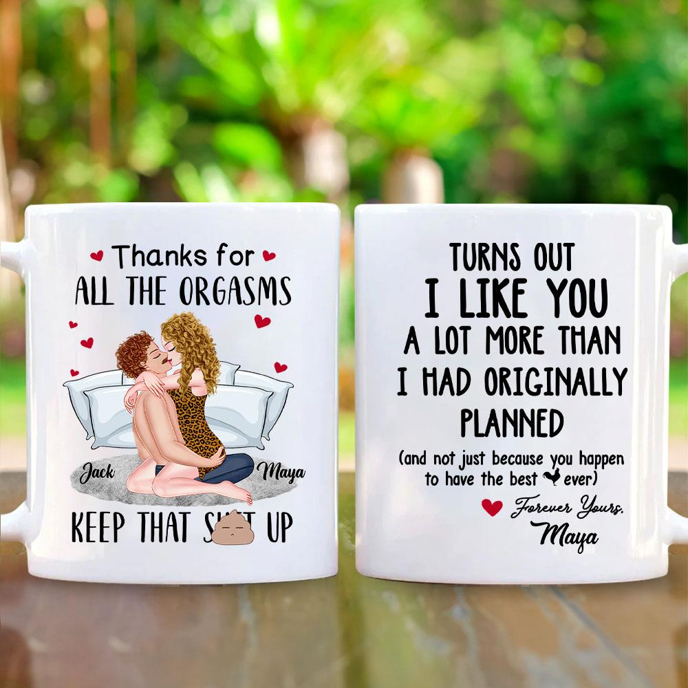 I Like You A Lot More Than I Planned - Personalized Mug For Couple