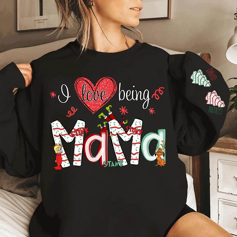I Love Being Gigi - Custom Sweatshirt For Grandma Nana Mom - Best Family Gifts NA04