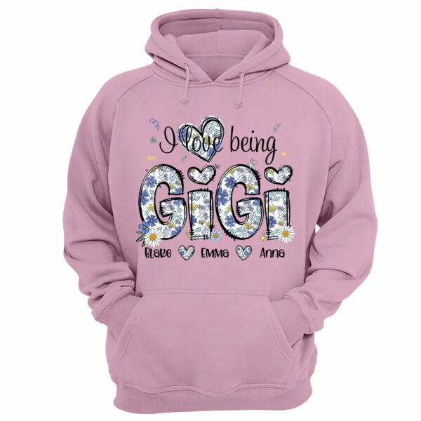 I Love Being Gigi Personalized Floral Shirt, Custom Mom and Kids Names, Mother's Day Gift - Image 12