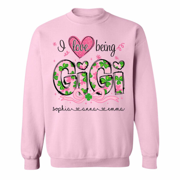 I Love Being Gigi Shirt - Personalized Lucky Shirt For Grandma Mimi Gigi NA04 - Image 10