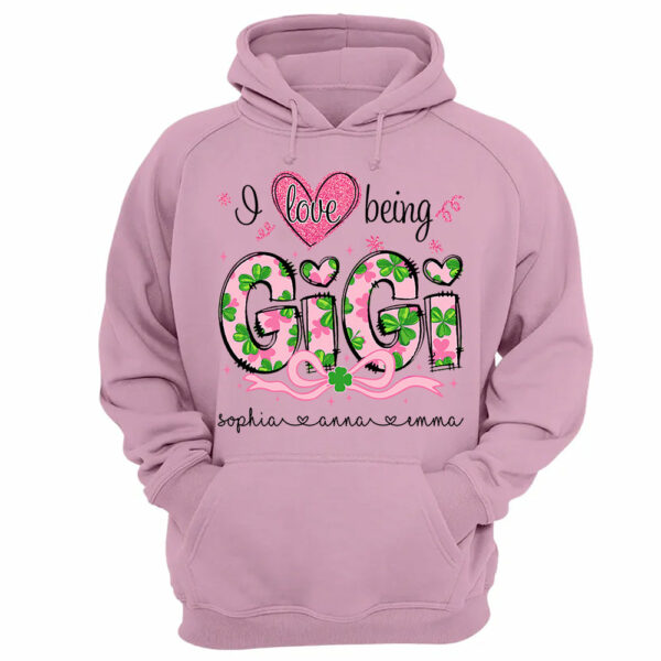 I Love Being Gigi Shirt - Personalized Lucky Shirt For Grandma Mimi Gigi NA04 - Image 12
