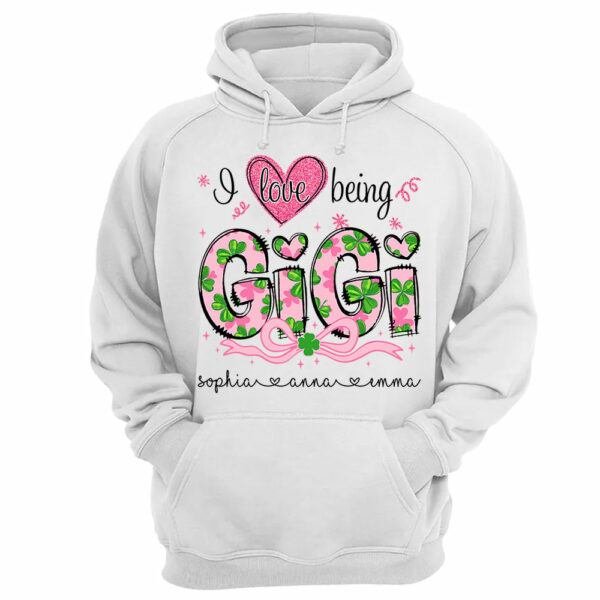 I Love Being Gigi Shirt - Personalized Lucky Shirt For Grandma Mimi Gigi NA04 - Image 11