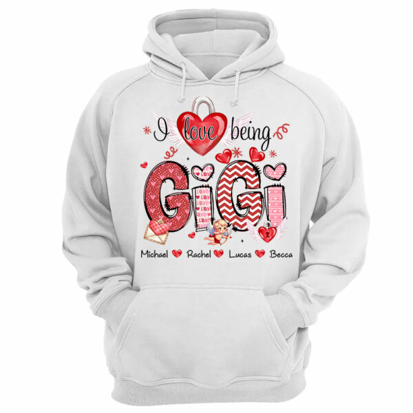 I Love Being Grandma - Personalized Grandma Shirt For Mimi Nana Mom - Custom Kid Names NA04 - Image 10