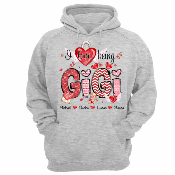 I Love Being Grandma - Personalized Grandma Shirt For Mimi Nana Mom - Custom Kid Names NA04 - Image 11