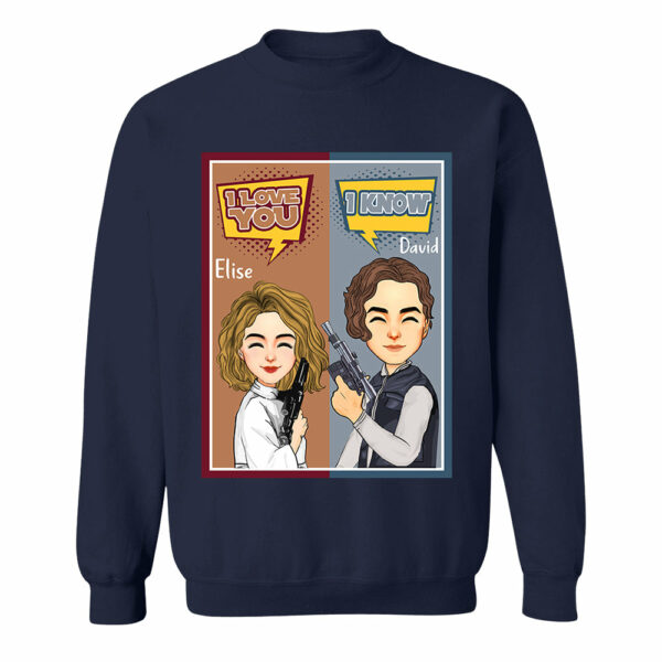 I Love You I Know - Personalized Shirt For Couple - Image 10