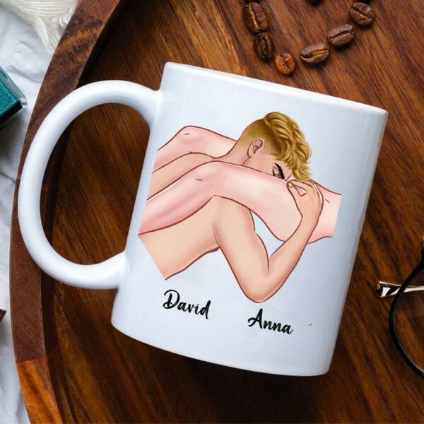 I Love Your Face - Personalized Mug For Couple, Naughty Valentines Day Gifts - Image 3