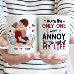I Promise To Always Be By Your Side - Couple Personalized Custom Mug - Gift For Husband Wife, Anniversary