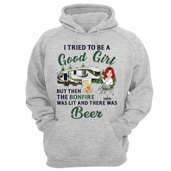 I Tried To Be A Good Girl - Camping For Life - Custom Shirt For Traveling Lovers NA04 - Image 10