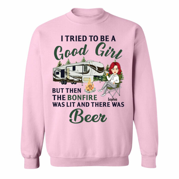 I Tried To Be A Good Girl - Camping For Life - Custom Shirt For Traveling Lovers NA04 - Image 6