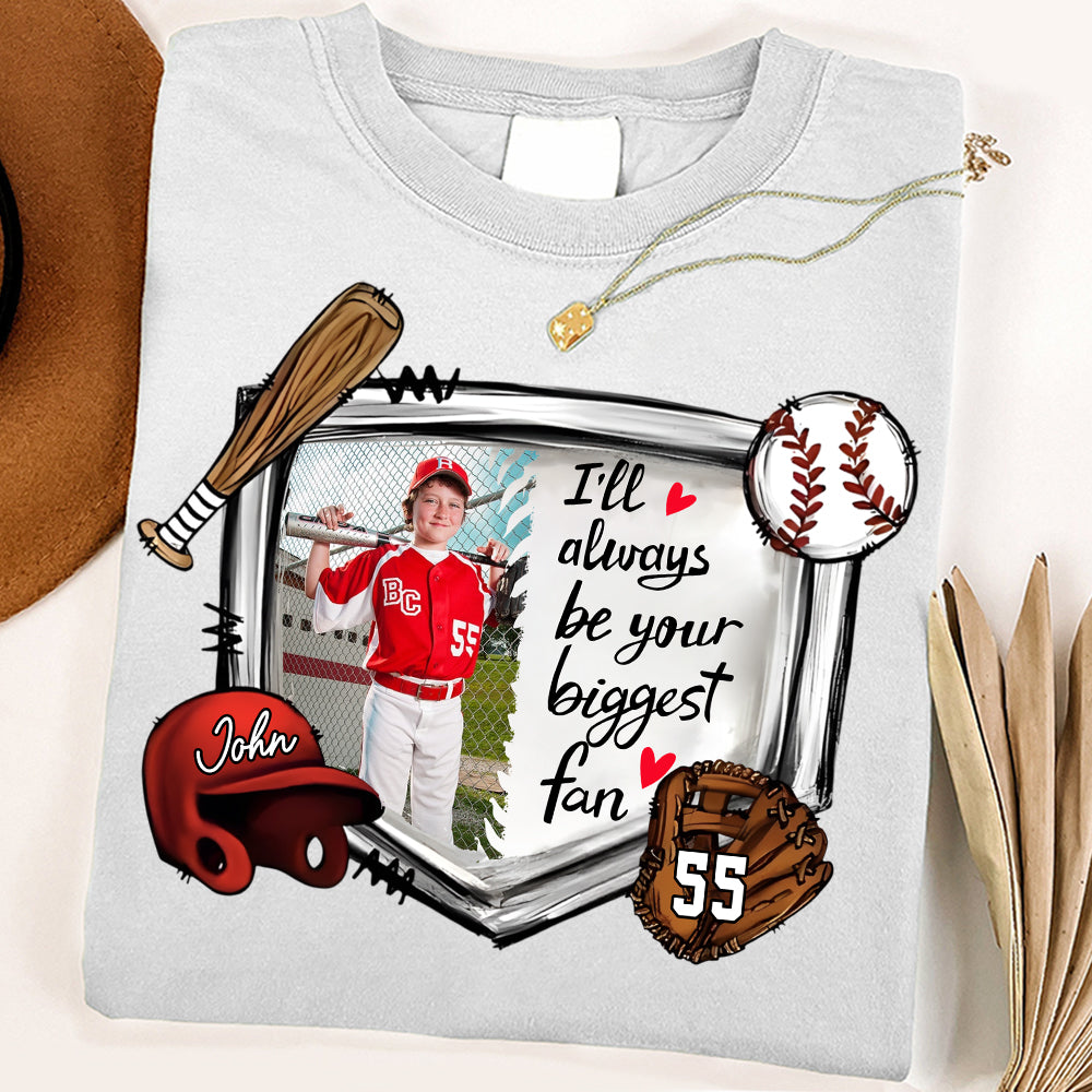 I Will Always Be Your Biggest Fan, Mothers Day Gift For Baseball Mom, Baseball Lover Mom HIXX